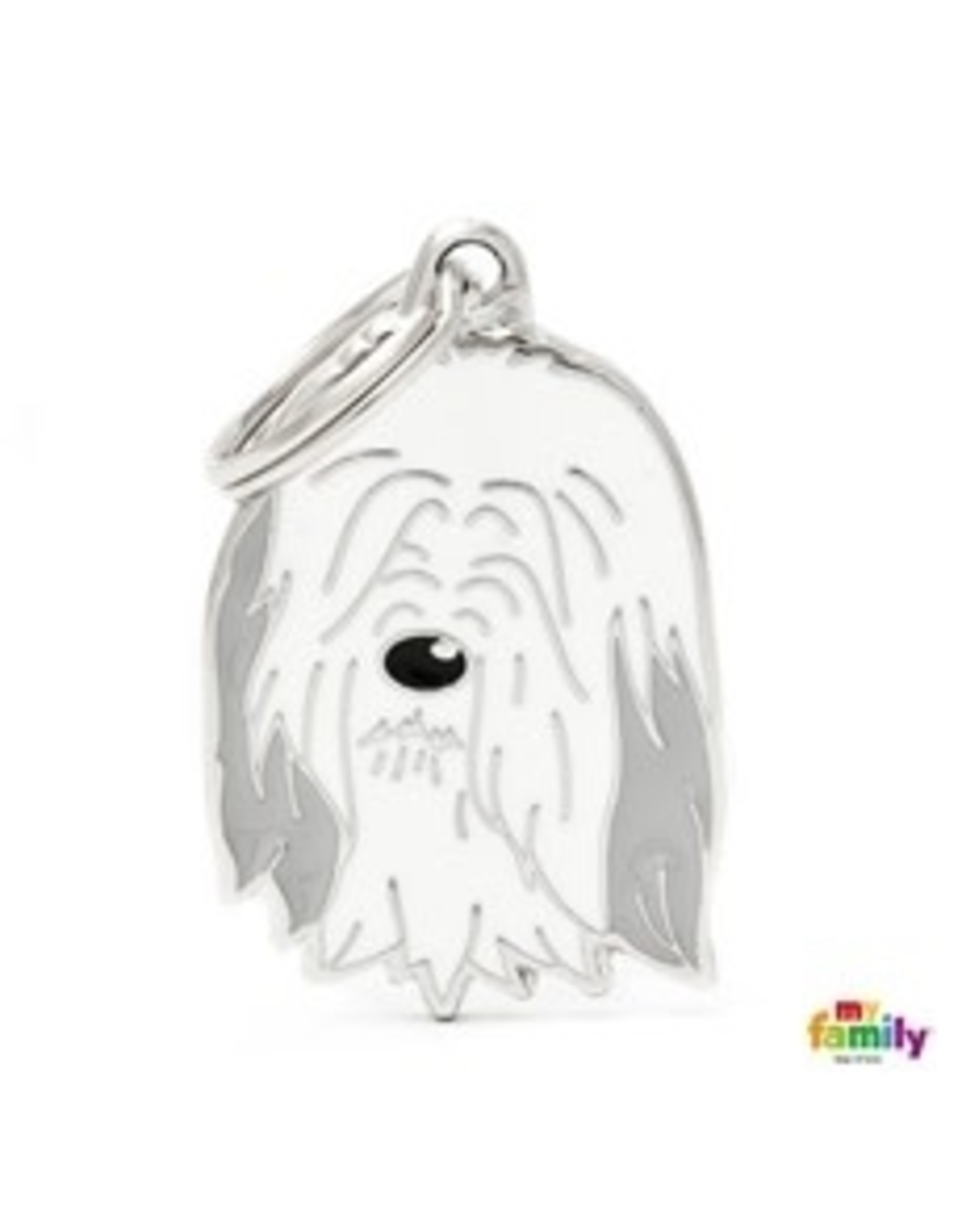MyFamily Tag - Bearded Collie