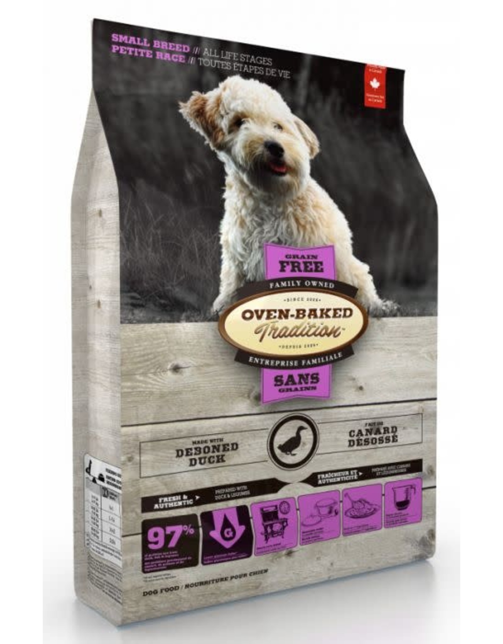 Oven Baked Tradition Oven Baked Tradition - Small Breed All Life Stages Grain Free Duck