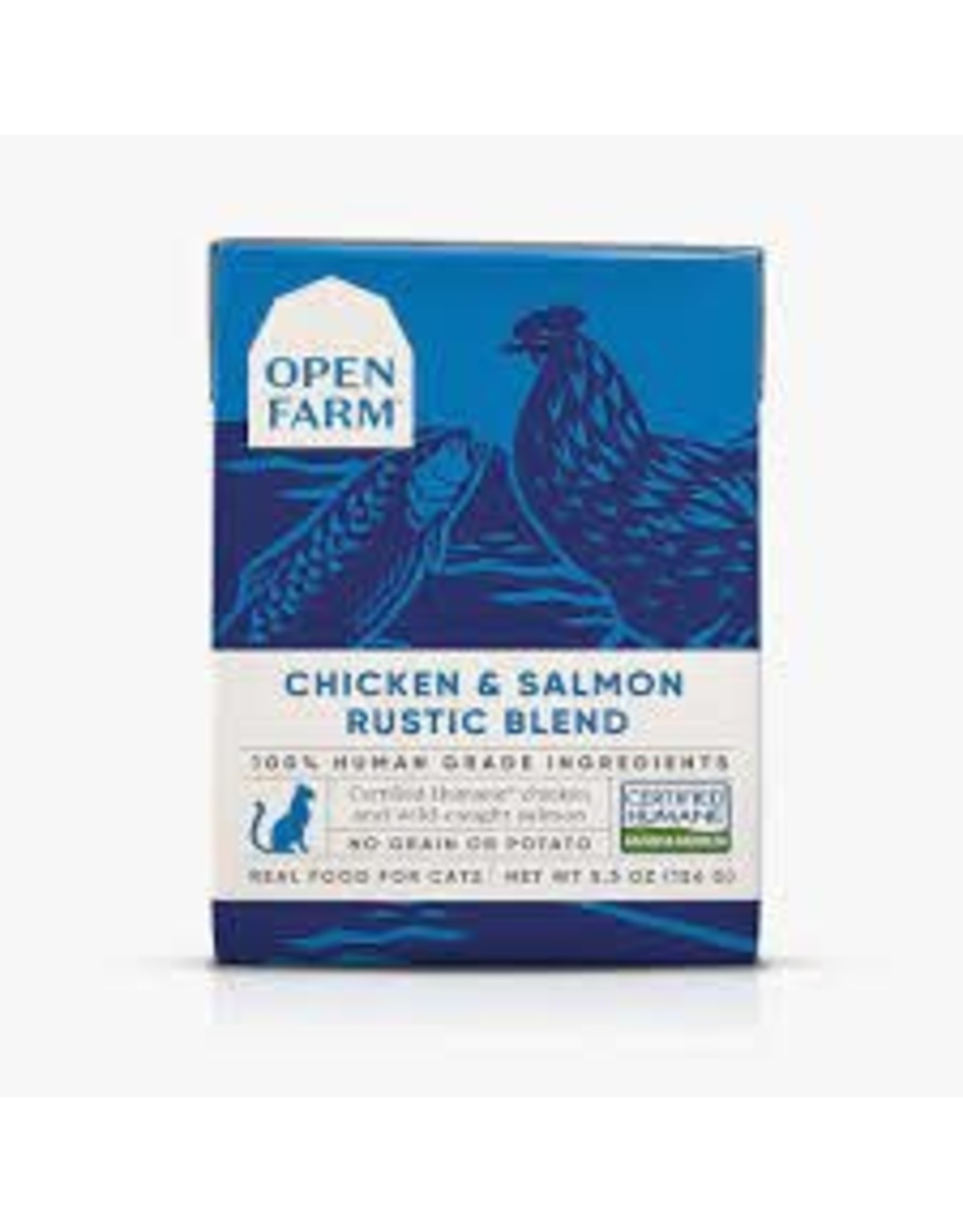 Open Farm Chicken & Salmon Rustic Blend (Cat Food), 5.5oz