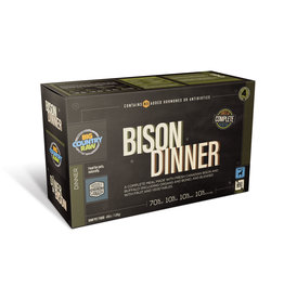 Big Country Raw BCR - Bison Dinner Carton, 4lb