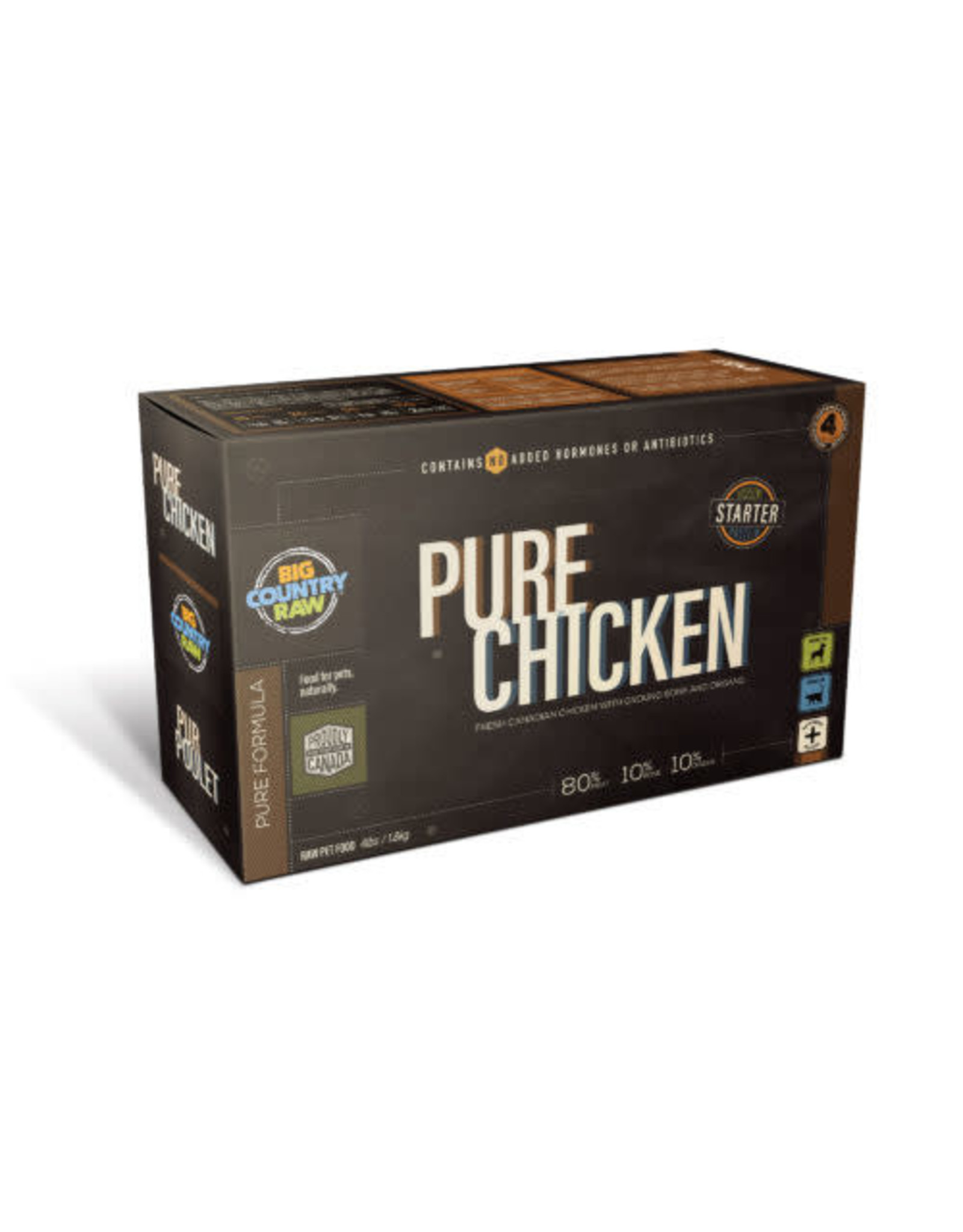 Big Country Raw BCR - Pure Chicken, 4lb