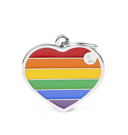 MyFamily Tag - Rainbow Heart