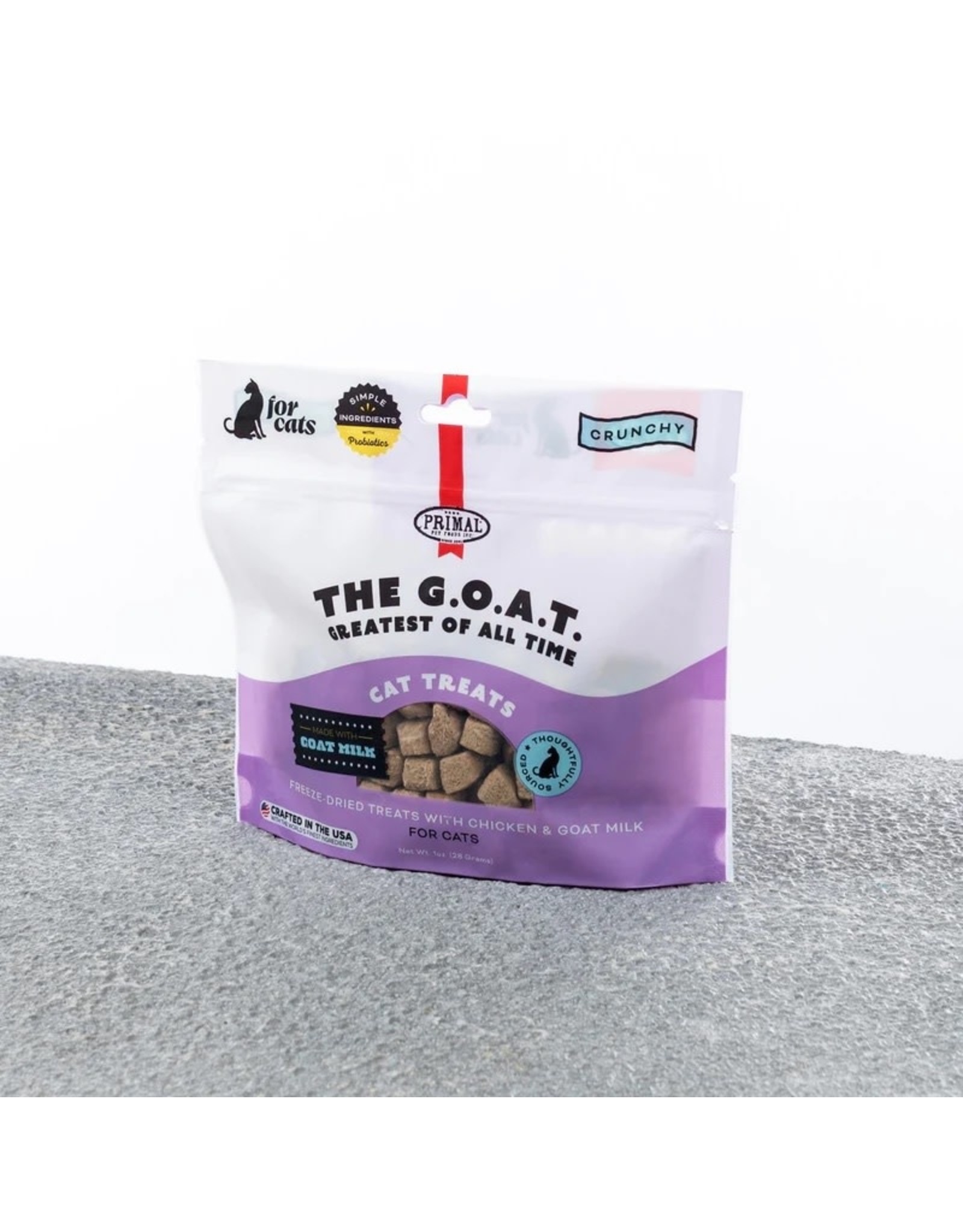 Primal Primal Treats - The G .O.A. T  Chicken and Goat Milk (cat)