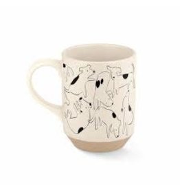 Pet Shop by Fringe Nosey Dog Spot Stoneware Mug