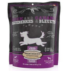 Oven Baked Tradition Oven Baked Tradition Dog Treat Grain-Free Duck and Bluberries 454g