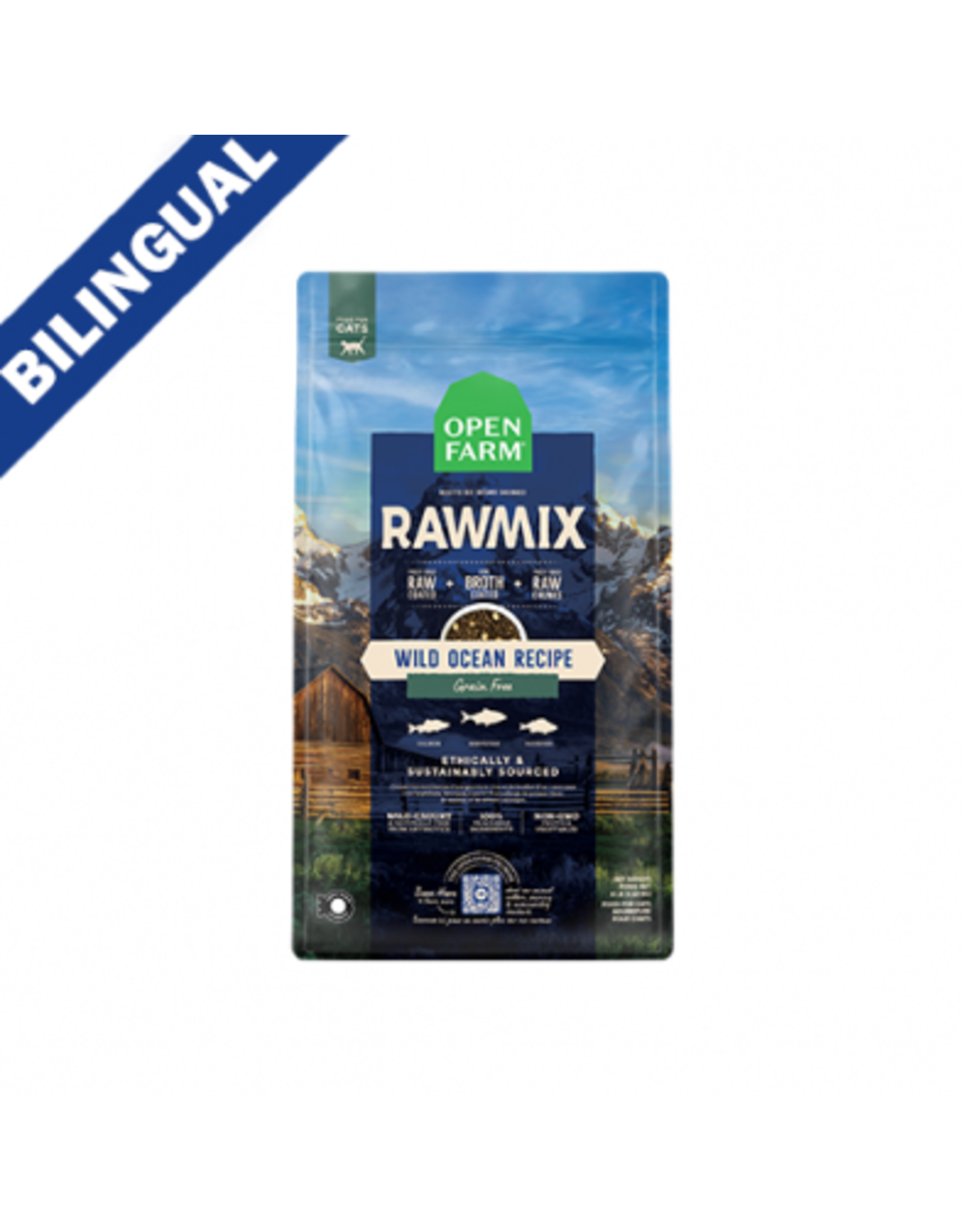 Open Farm Open Farm Grain-Free Rawmix Wild Ocean Recipe (cat),