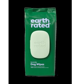 Earth Rated Earth Rated Certified Compostable Grooming Wipes, Lavender Scented, 100ct