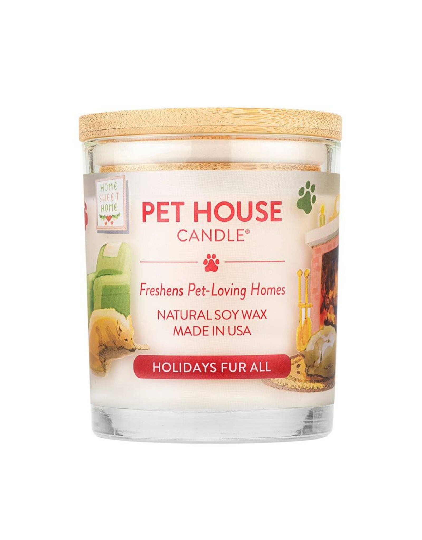 One Fur All Large Candles Holidays Fur All 8.5oz