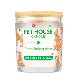 One Fur All Large Candles Gingerbread Cookies 8.5oz