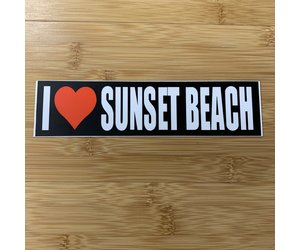 I LOVE YOGA STICKER (LARGE) - Sunset Beach Trading Company