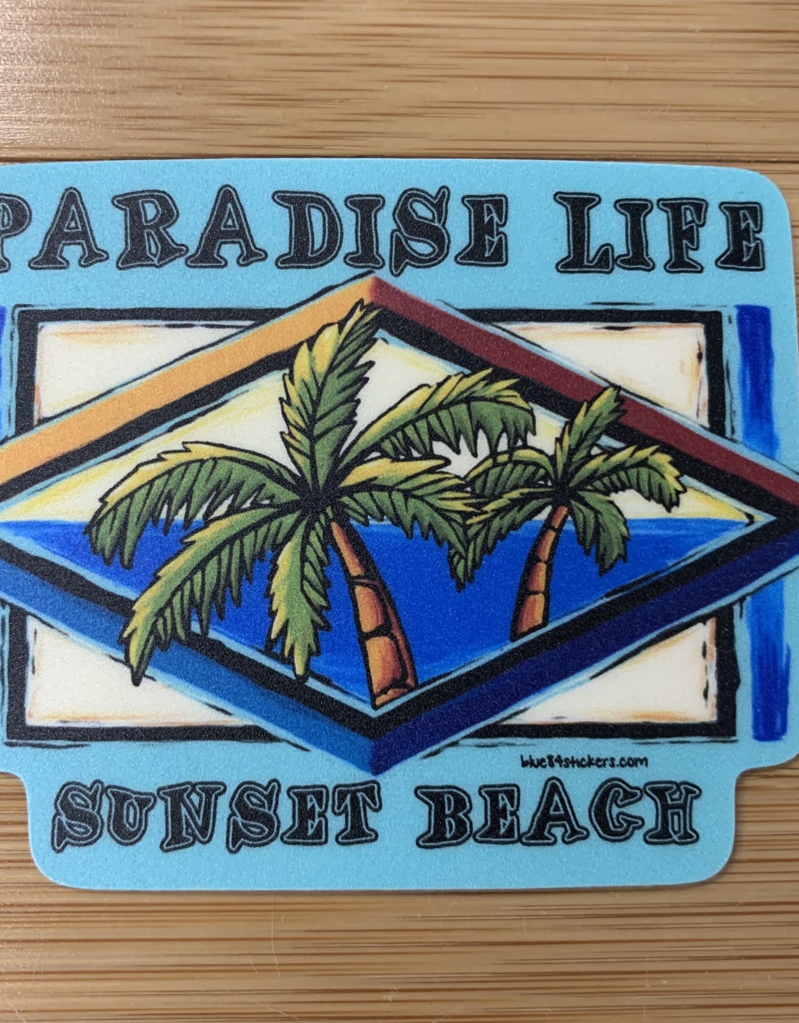 STICKER (L) PARADISE LIFE PALMS