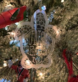 SEA TURTLES FROSTED ACRYLIC SBNC TURTLE ORNAMENT