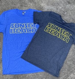 SBNC FISH BLUE INK ADULT TEE   Sunset Beach Trading Company