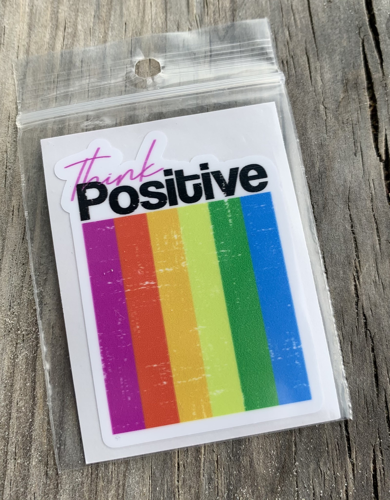 THINK POSITIVE STICKER (CELL)