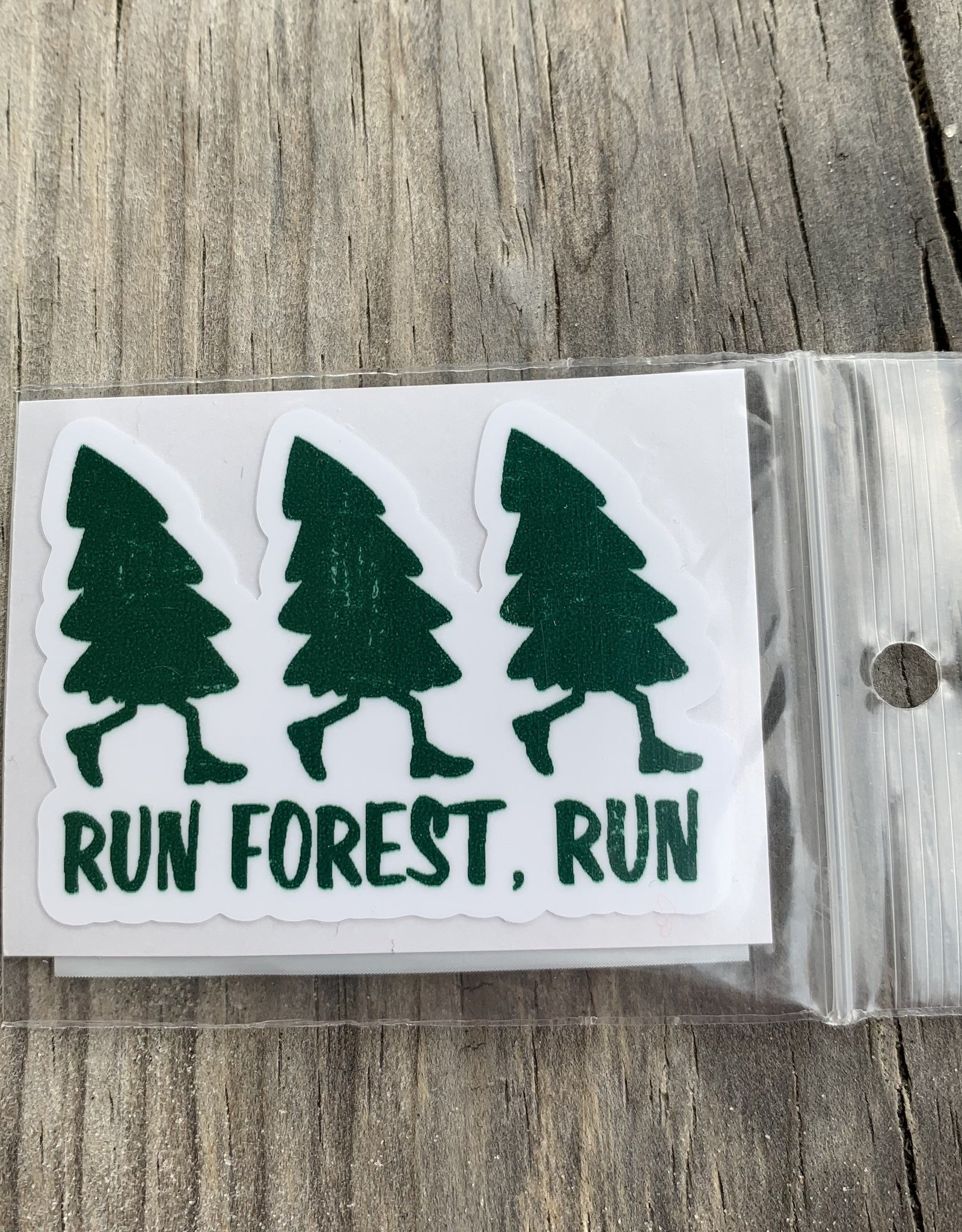 RUN FOREST RUN STICKER (CELL)