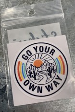 GO YOUR OWN WAY STICKER (CELL)