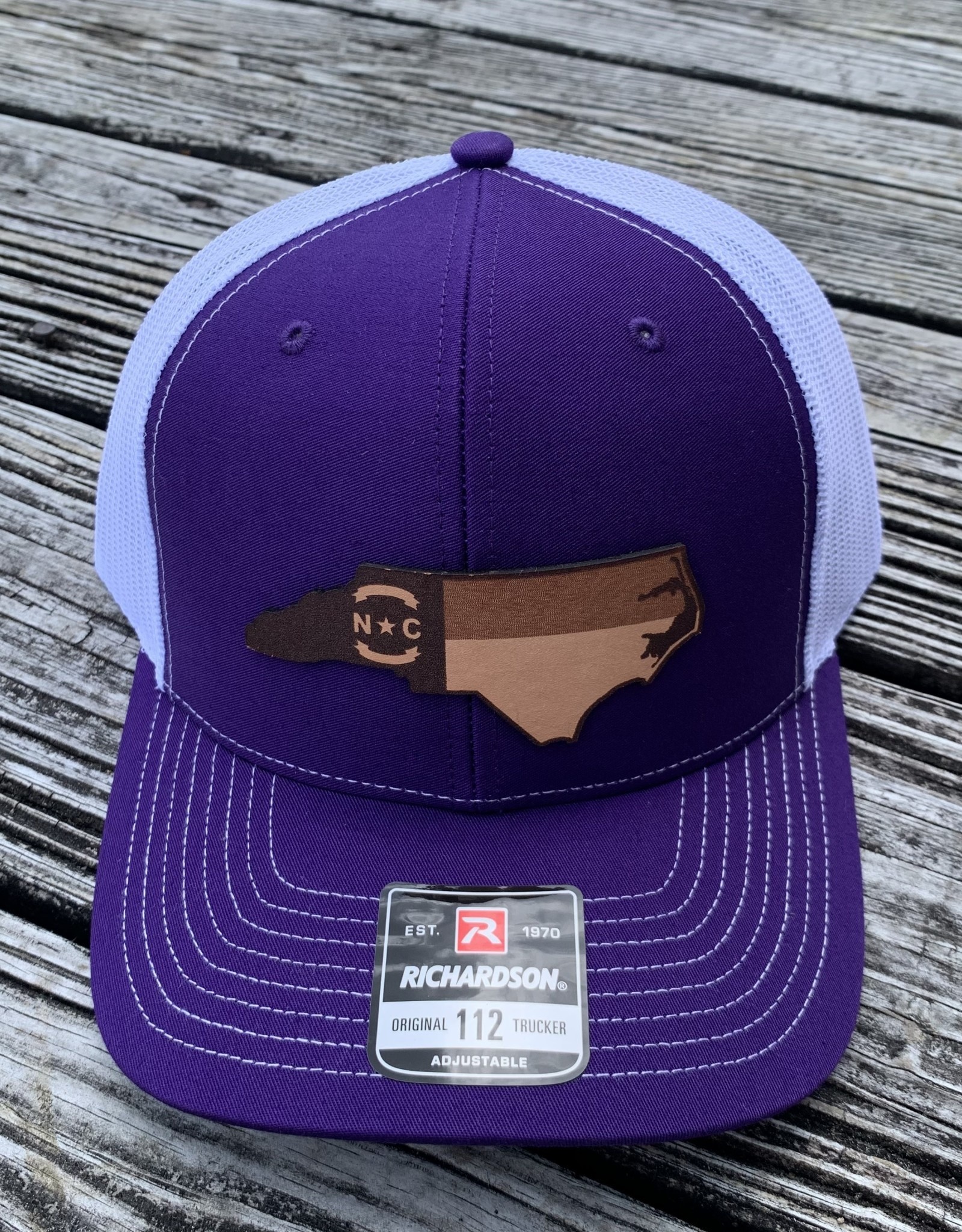 NC ETCHED STATE PURP/WHITE CAP