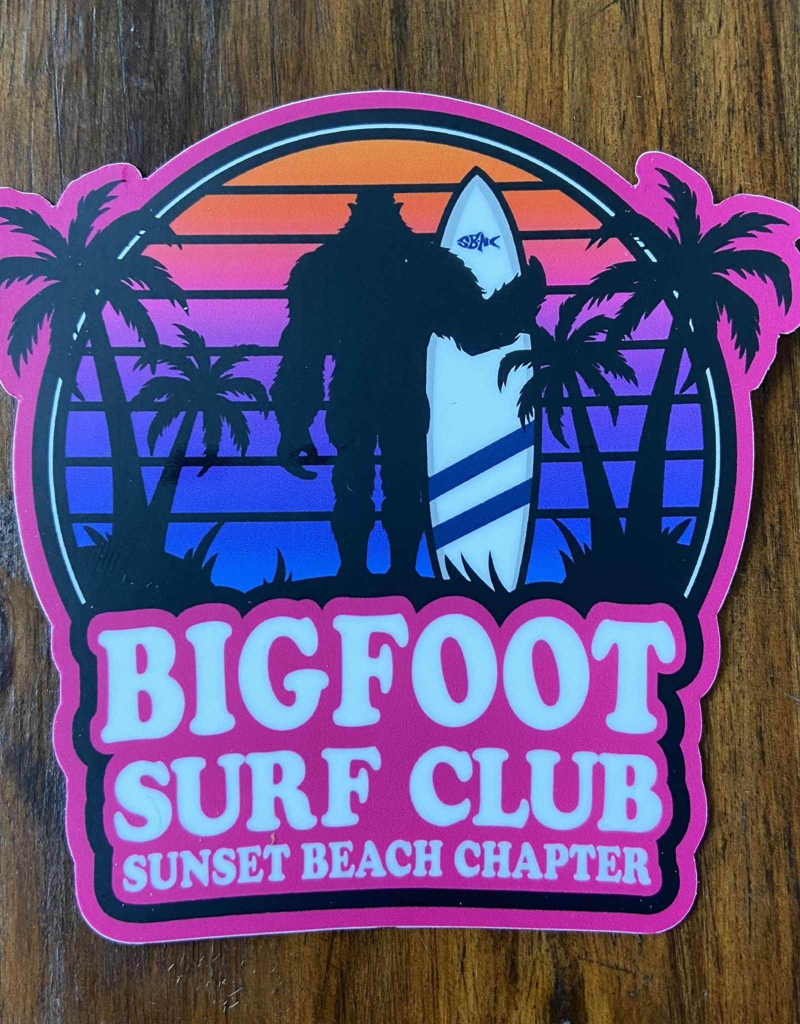 STICKER (L) BIGFOOT SURF CLUB