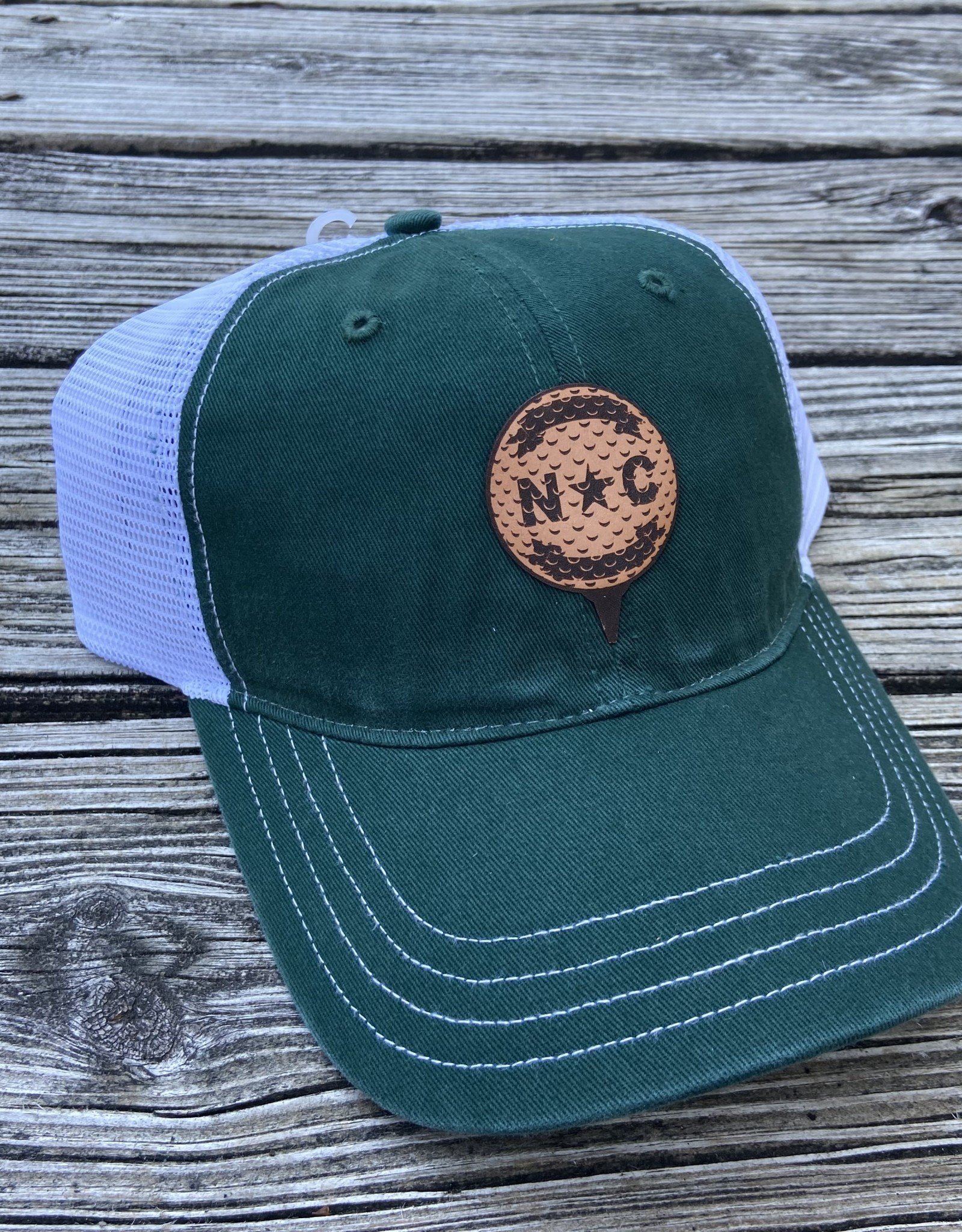 NC GOLF GREEN/WHT CAP