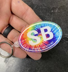 TRANSLUCENT RAINBOW SB BALLPOINT PEN - Sunset Beach Trading Company