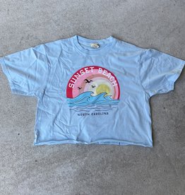 HALF DAY WAVE SEAGULL CROP TOP