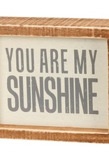 BOX SIGN YOU ARE MY SUNSHINE