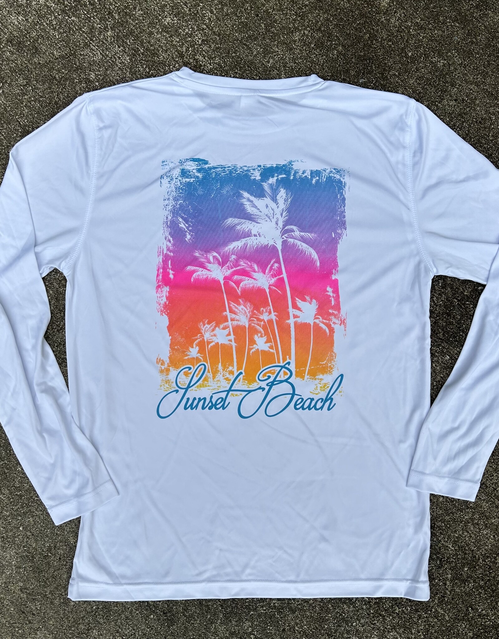 NEON SKY PALMS CREW UPF