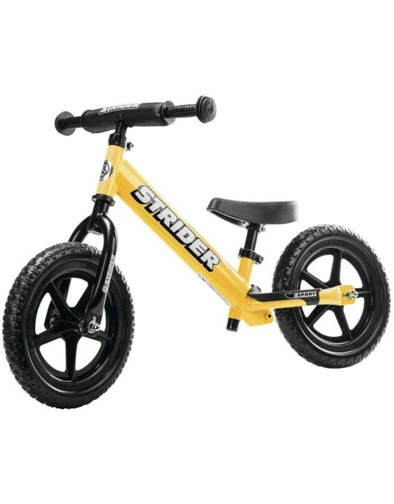 Strider 12 Sport Kids Balance Bike - Yellow - Catskill CycleWorks