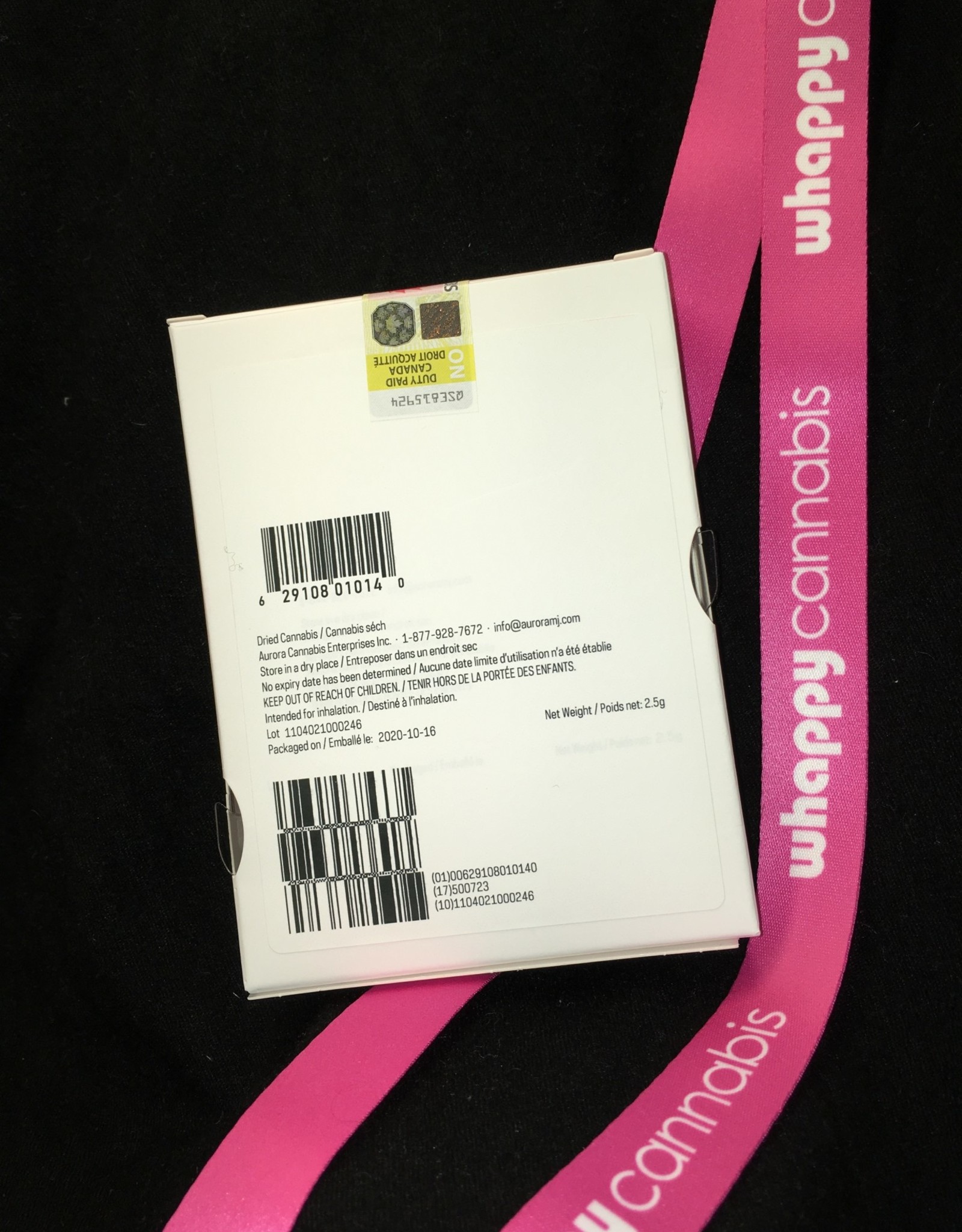 Aurora Thc Sativa Aces Pre Roll 5pc X 0 5g Whappy Cannabis