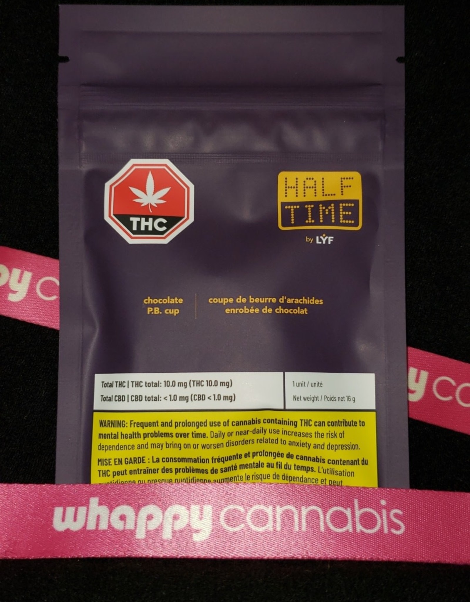 HalfTime HalfTime - THC Chocolate P.B. Cup Blend 16g (1pc)