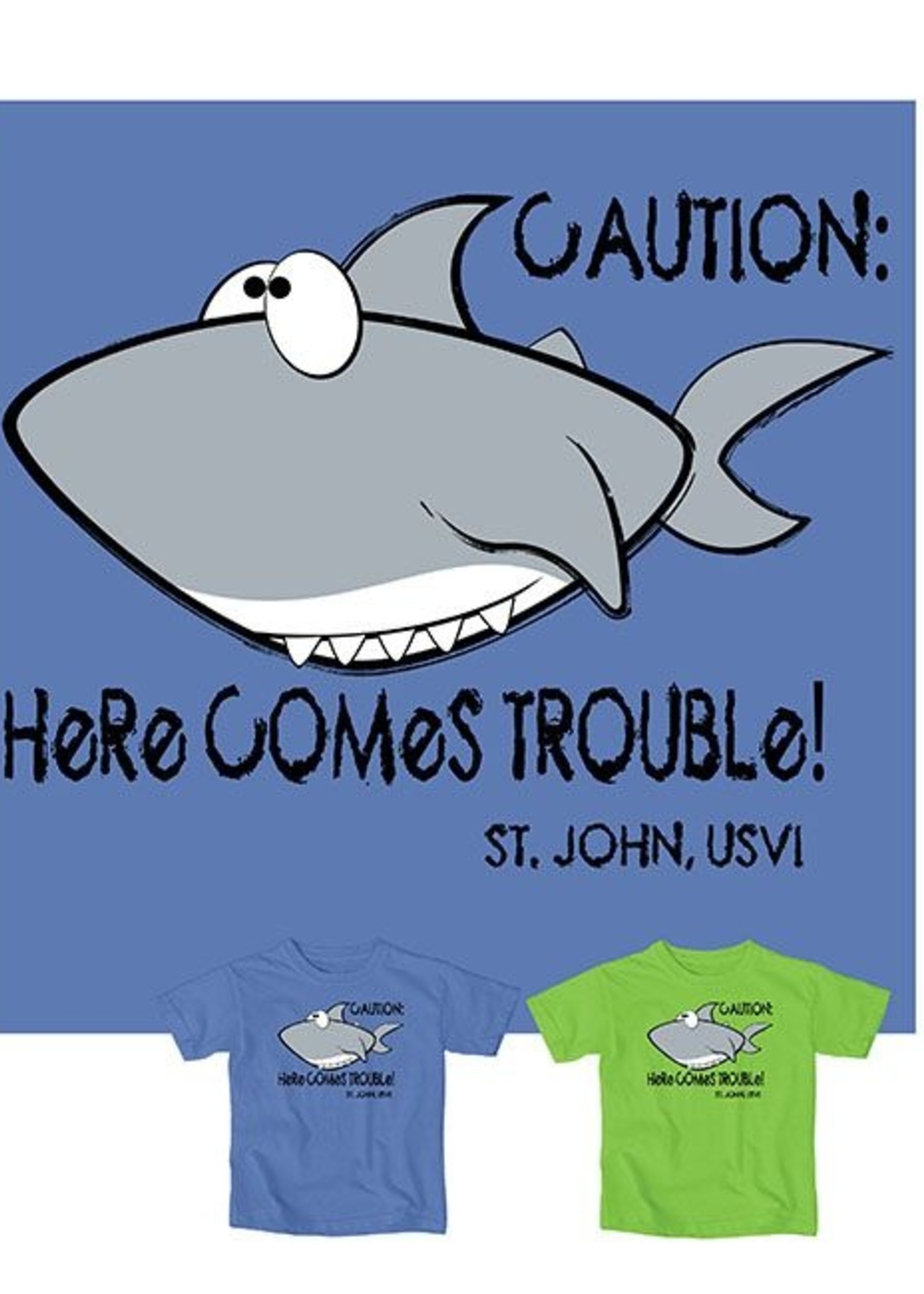 St. John Beach Bum Cannon Shark - Toddler T-Shirt