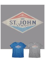 St. John Beach Bum Slick Wave Youth Tee