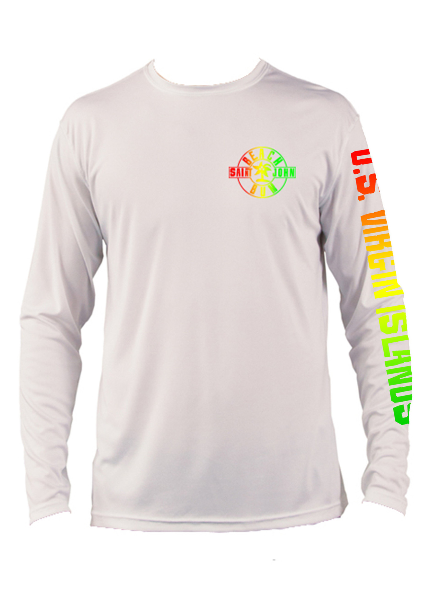 St. John Beach Bum Men’s Long Sleeve Rash Guard - Bum Underground