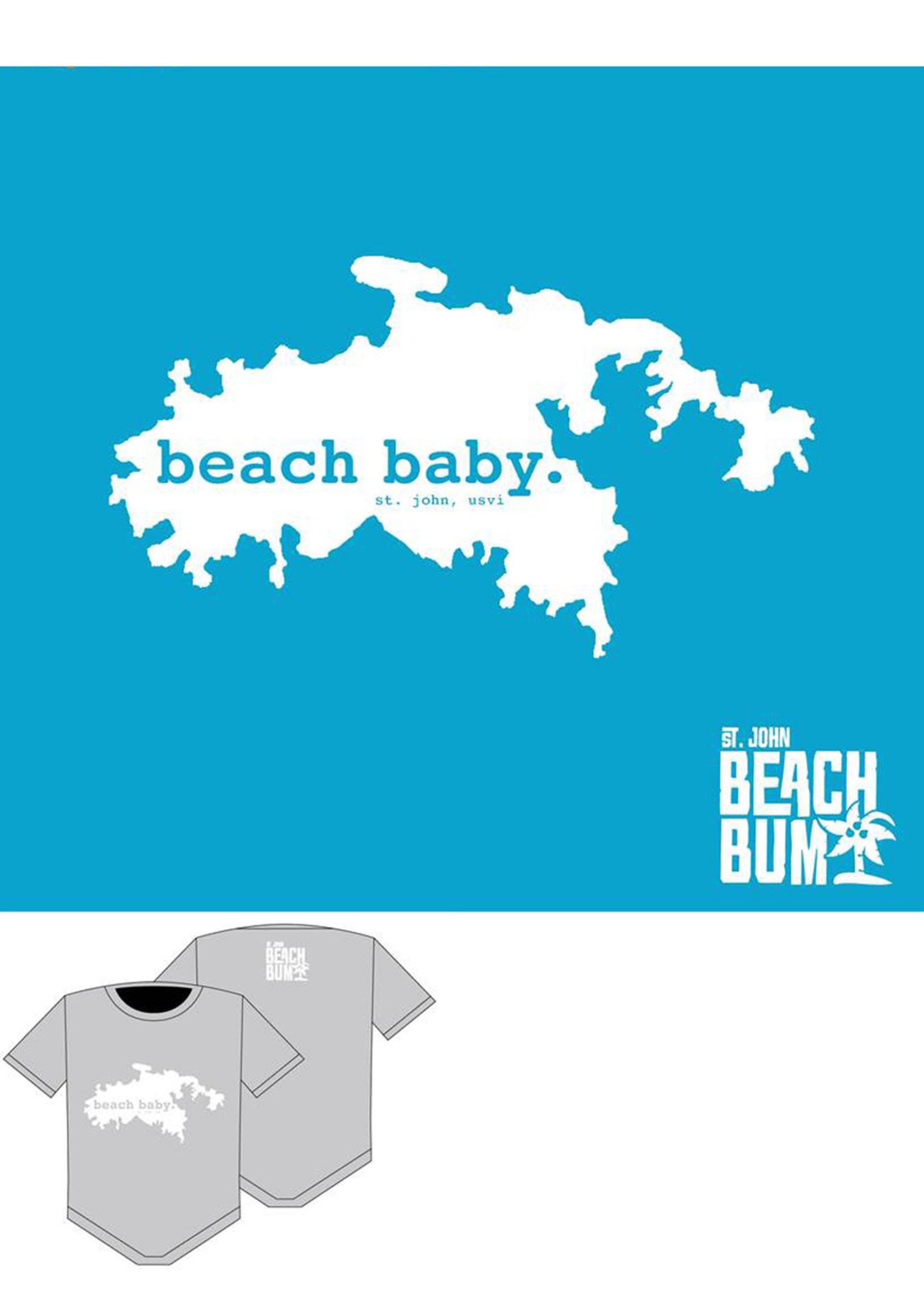 St. John Beach Bum Beach Baby Onesie