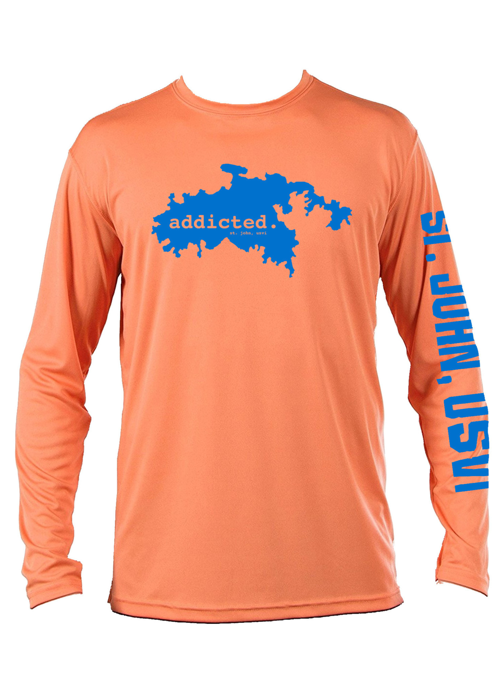 Men’s Long Sleeve Addicted Rash Guard - St. John Beach Bum