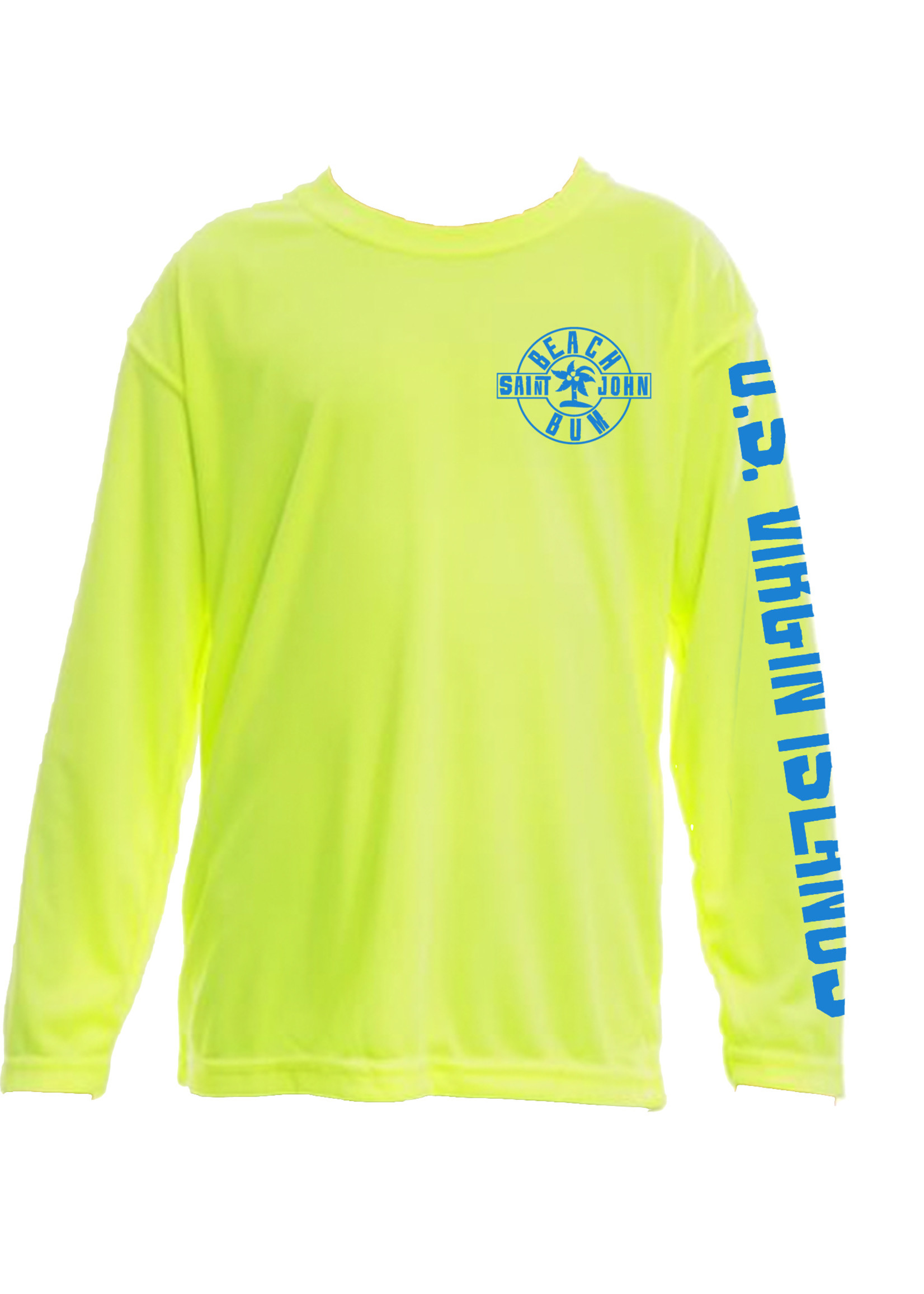 St. John Beach Bum Youth Long Sleeve Rash Guard-Bum Underground