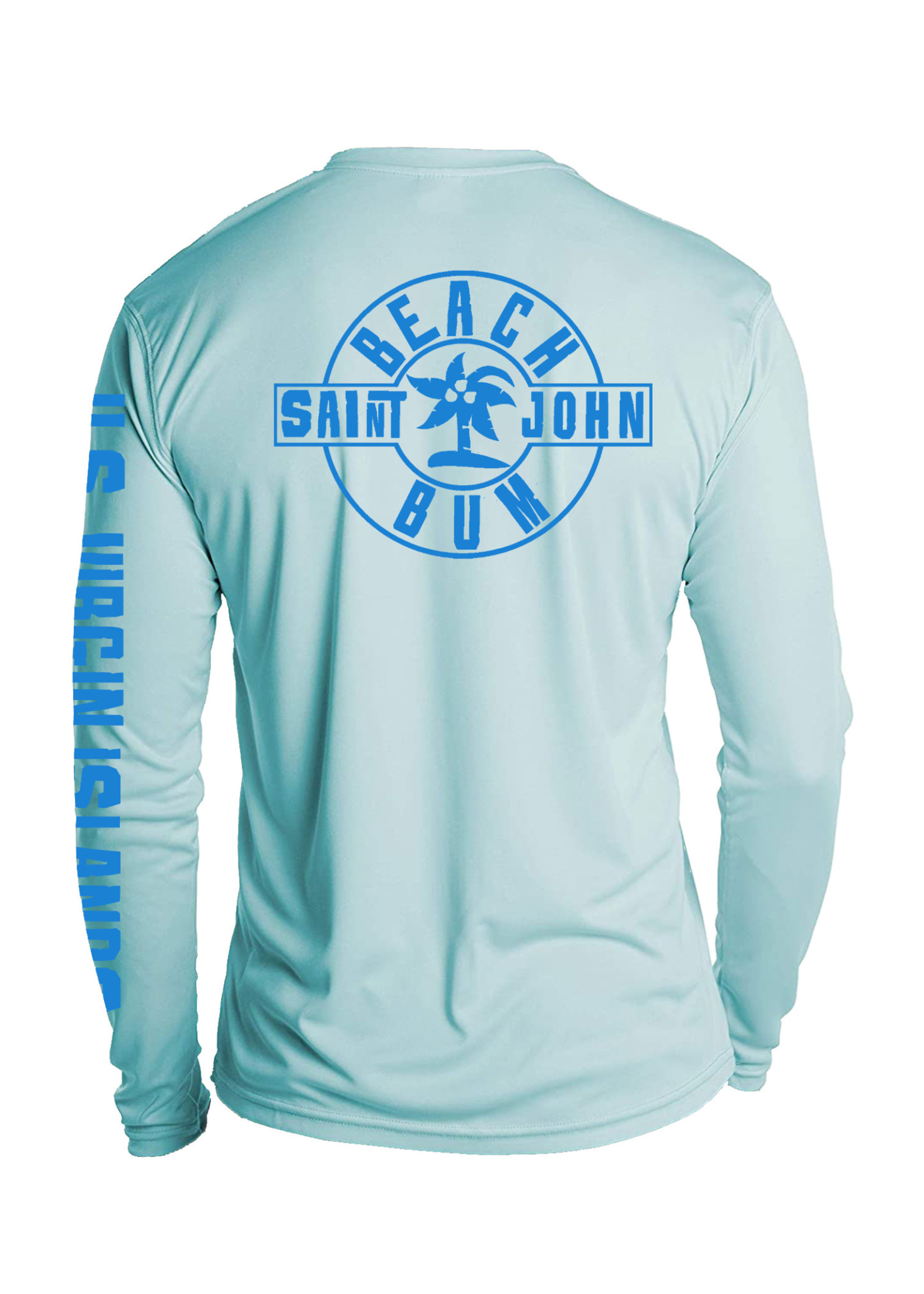 St. John Beach Bum Men’s Long Sleeve Rash Guard - Bum Underground