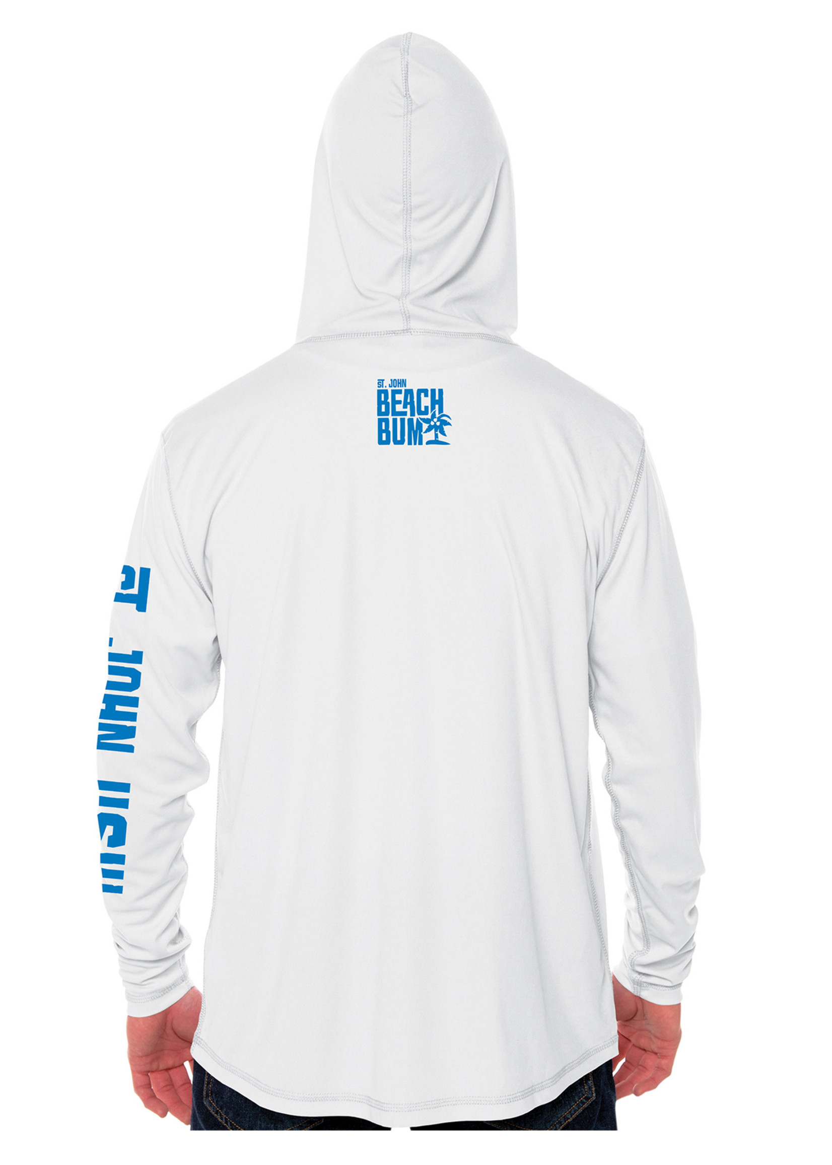 St. John Beach Bum Men's SPF50 Hoody - Classy Bum