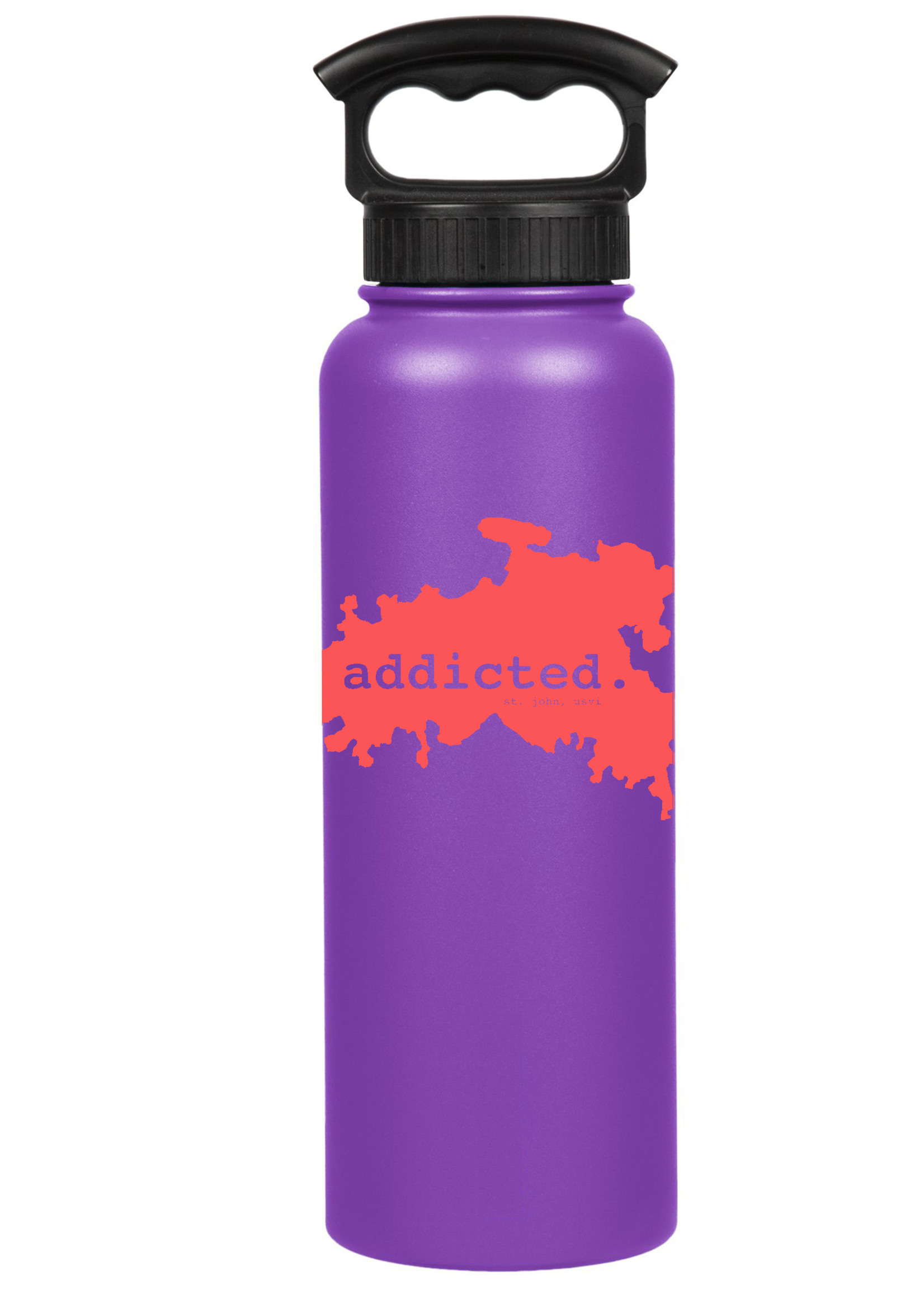 Addicted 40oz Fifty/Fifty Insulated Bottle-Addicted
