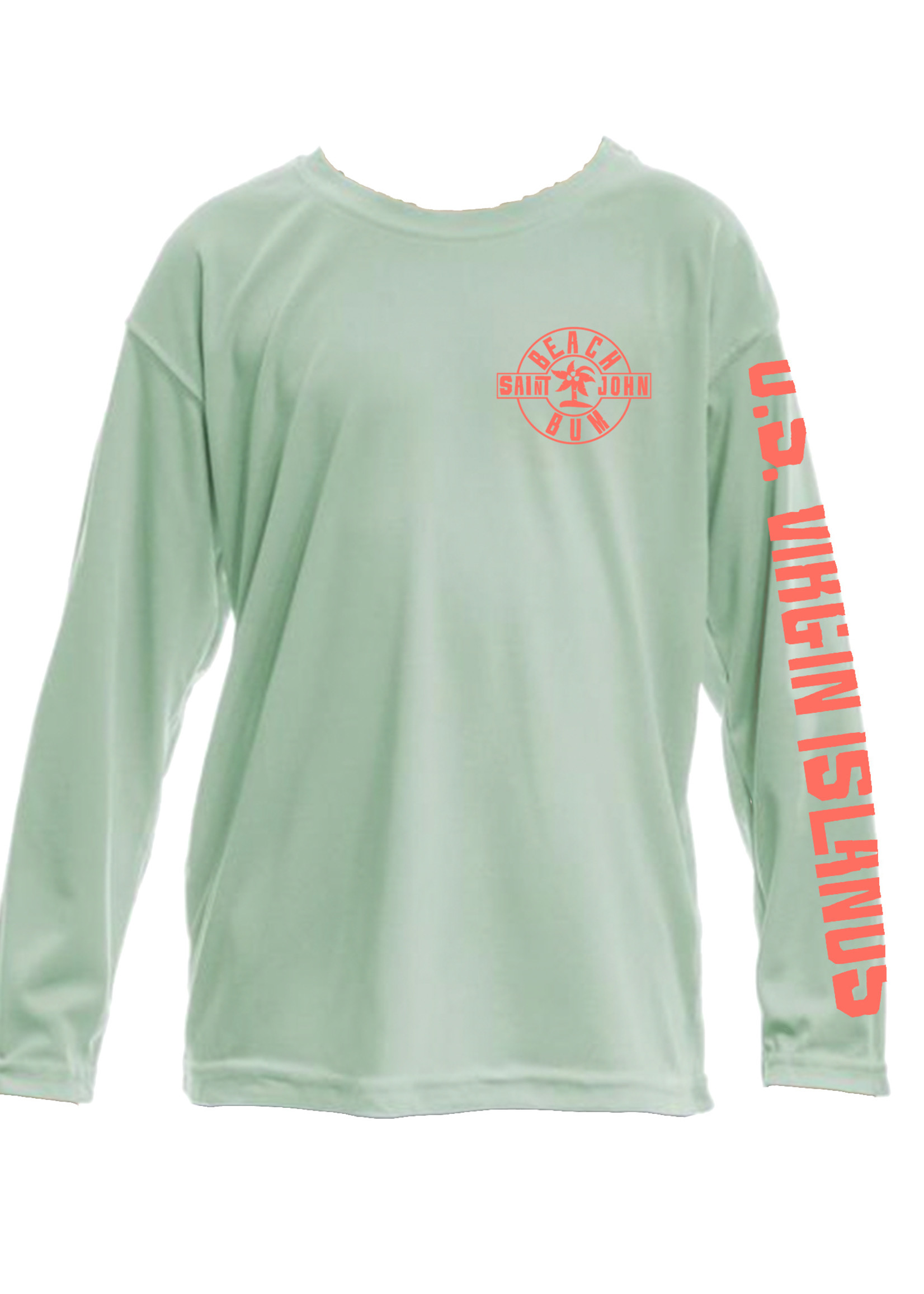 St. John Beach Bum Youth Long Sleeve Rash Guard-Bum Underground