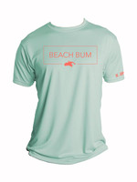 St. John Beach Bum Men’s Short Sleeve Rash Guard - Classy Bum