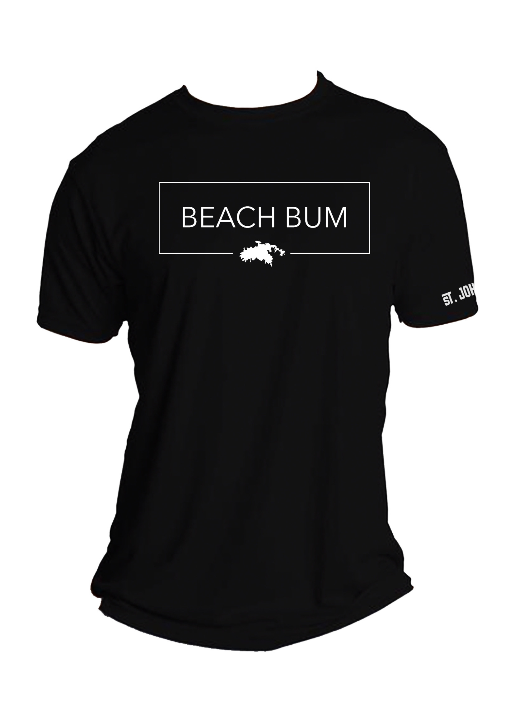 St. John Beach Bum Men’s Short Sleeve Rash Guard - Classy Bum