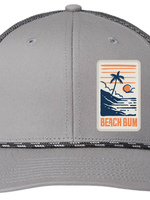 St. John Beach Bum Beach Bum Embroidered Patch Rope Trucker Hat