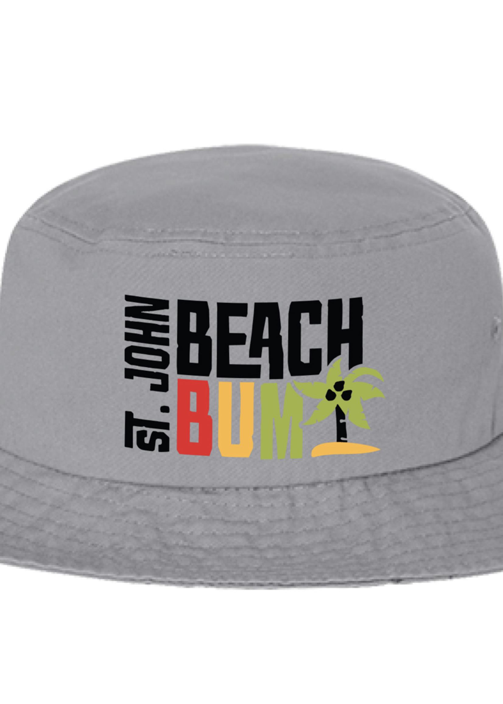 St. John Beach Bum Block Logo Bucket Hat