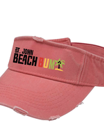 St. John Beach Bum Stretch Logo Visor