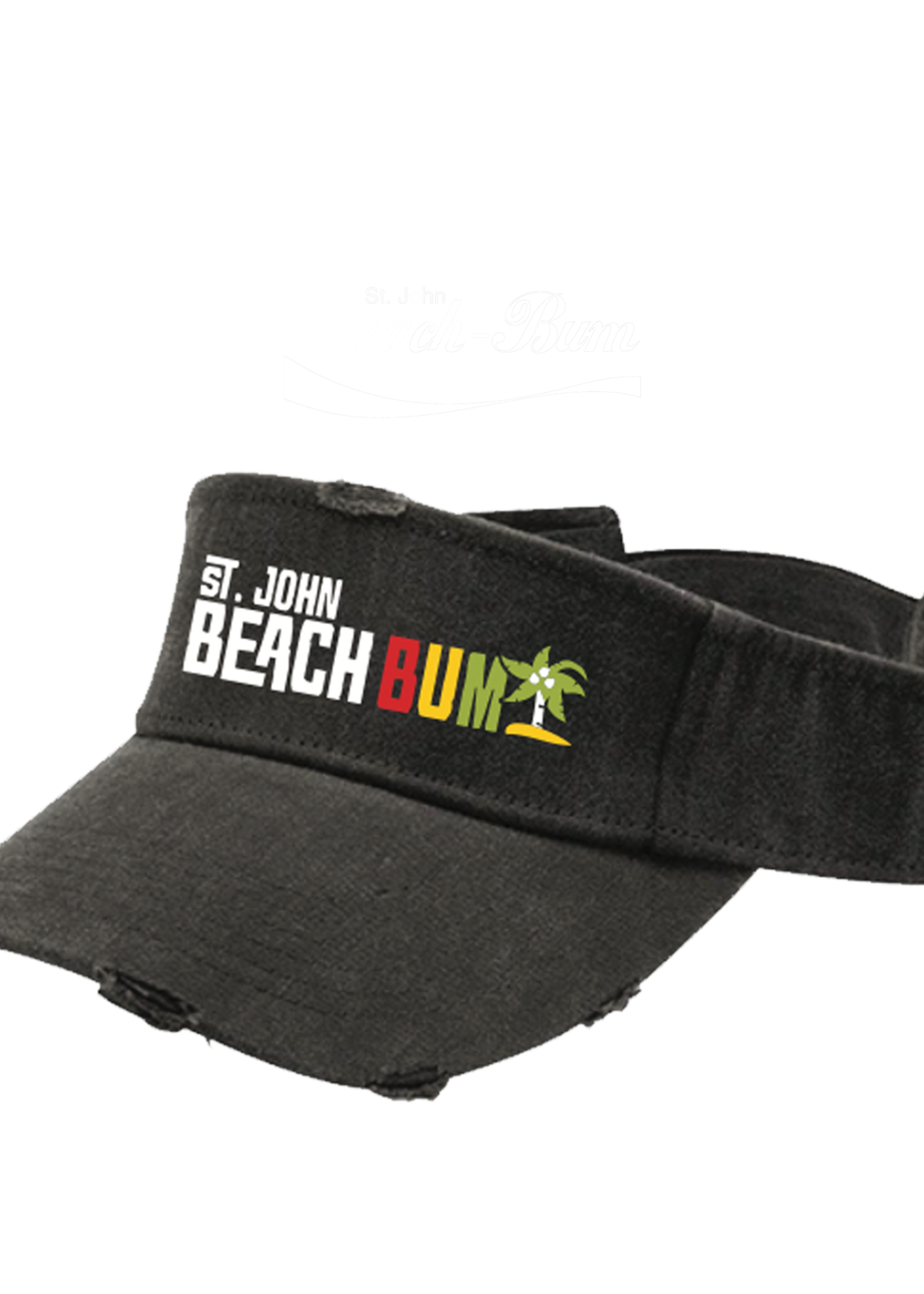 St. John Beach Bum Bum Palm Fitted Hat