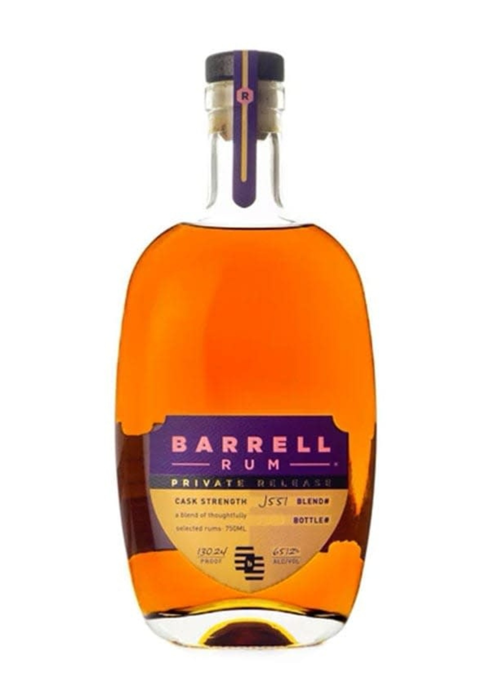 Barrell Craft Spirits Barrell Rum Private Release Cask Strength Blend# J750