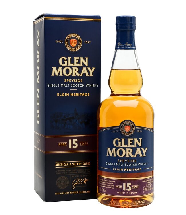 Glen Moray 15 Year Single Malt Scotch | 750ml
