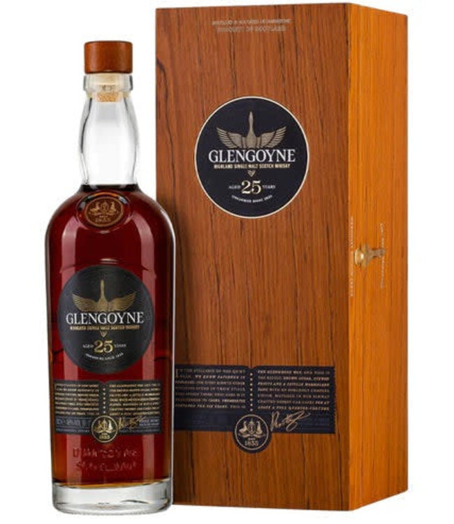 GlenGoyne Wood Box 25 Year Single Malt Scotch | 750ml