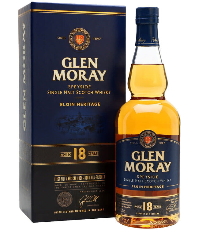 Glen Moray Elgin Heritage 18 Year Single Malt Scotch | 750ml